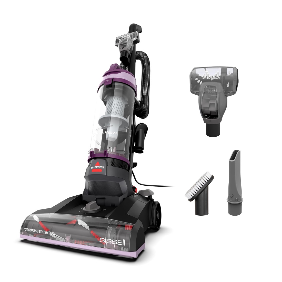 Bissell CleanView 4438 upright vacuum with pet hair tools