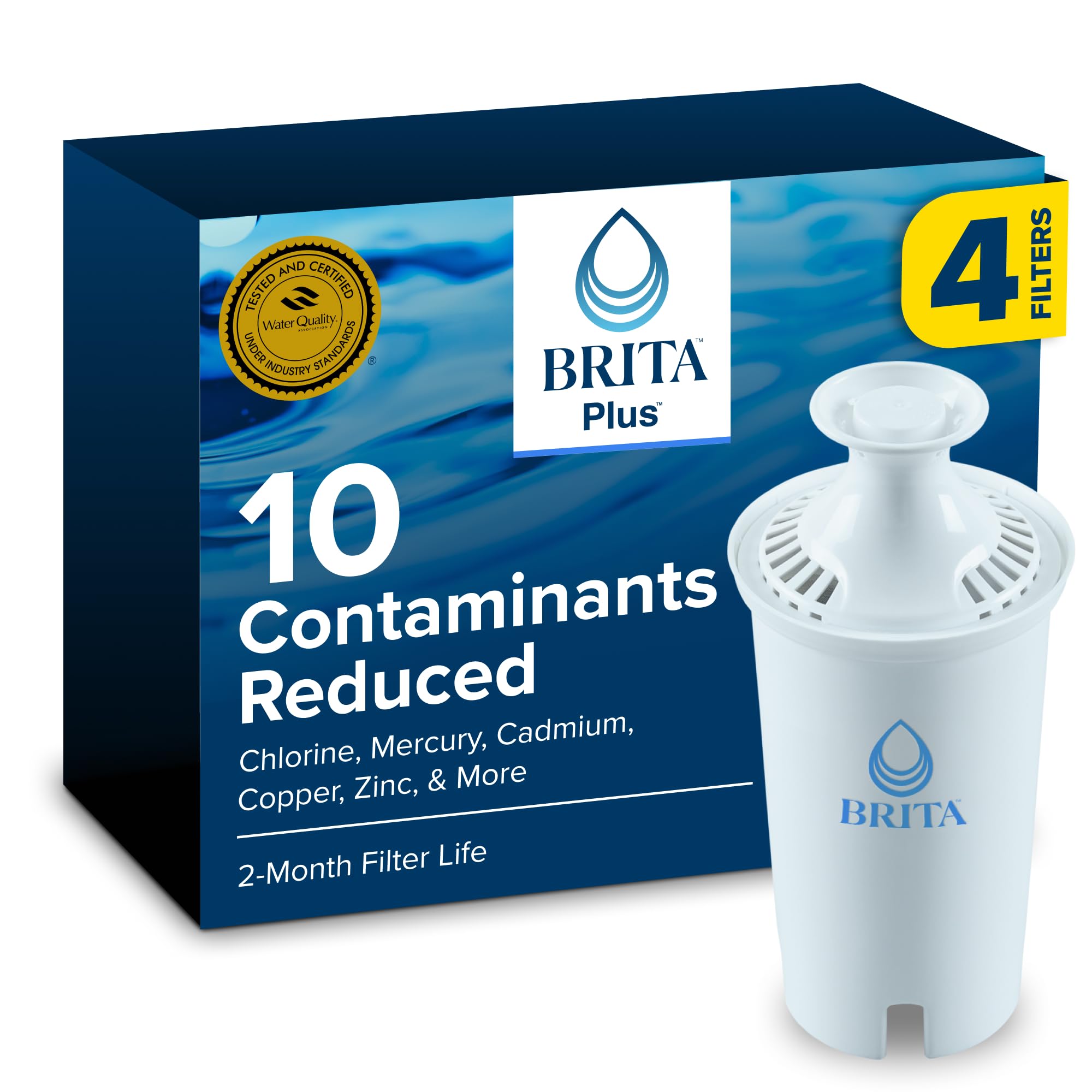 Brita Plus replacement water filter cartridges