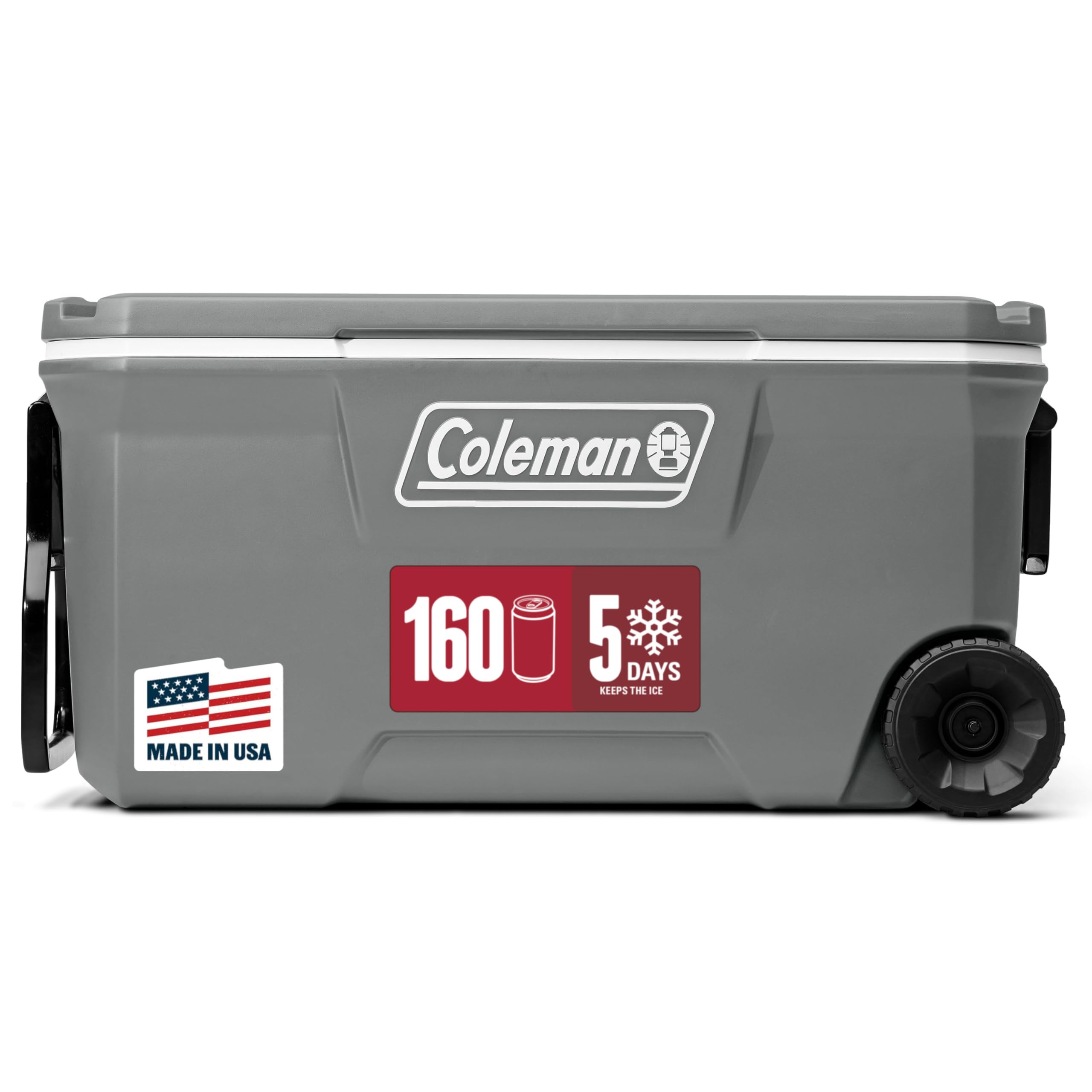 Coleman Classic rolling cooler with wheels 100 quart