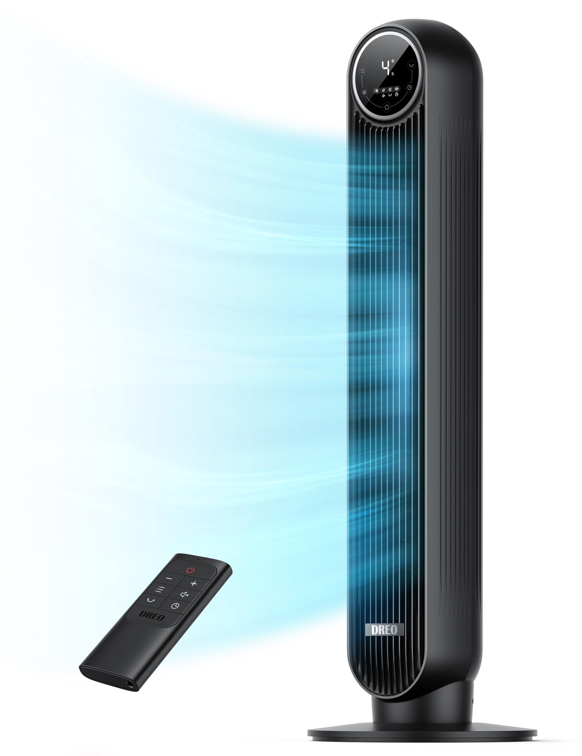 DREO DC-motor bladeless tower fan, a quieter lower-cost alternative