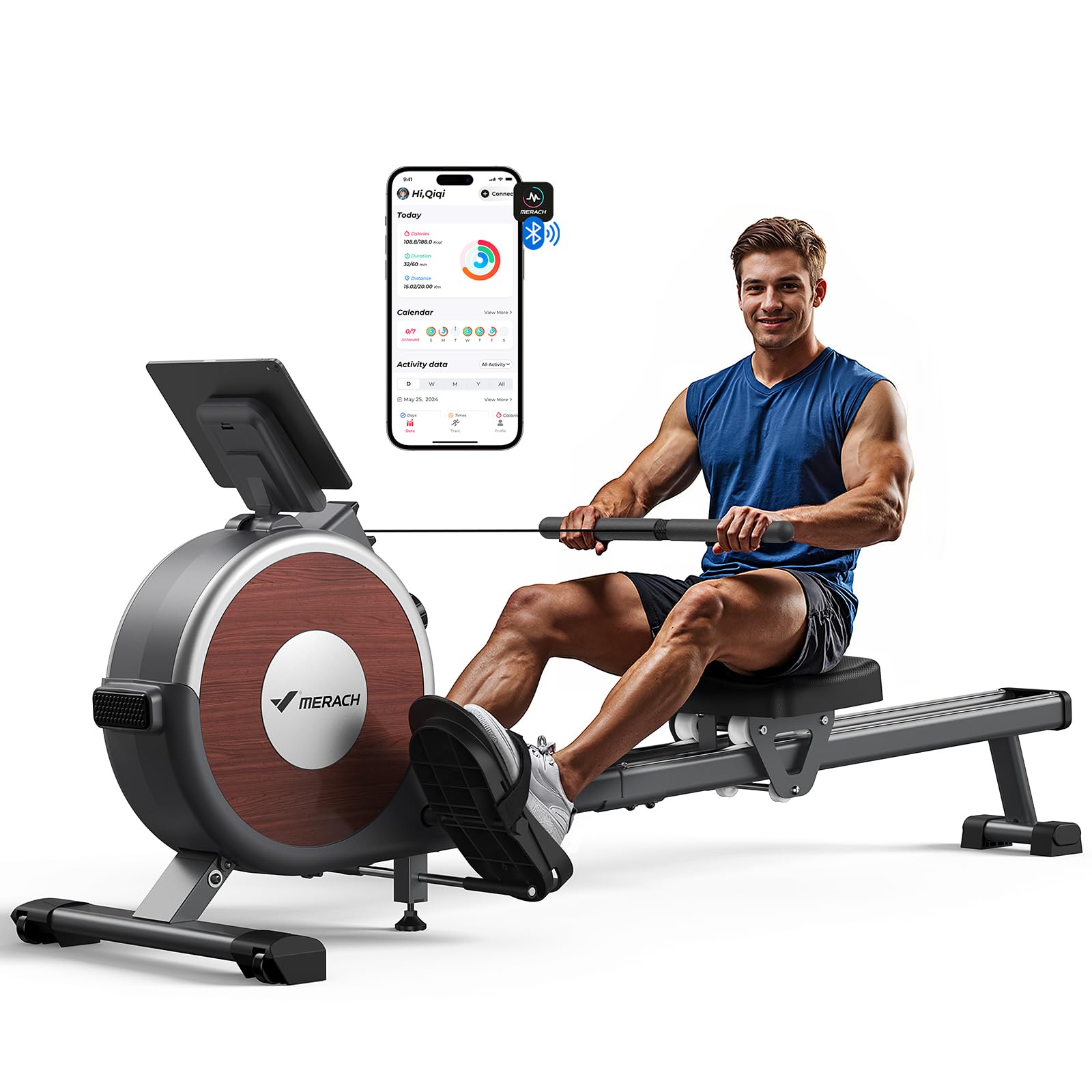 Magnetic rowing machine as an alternative low-impact home cardio option