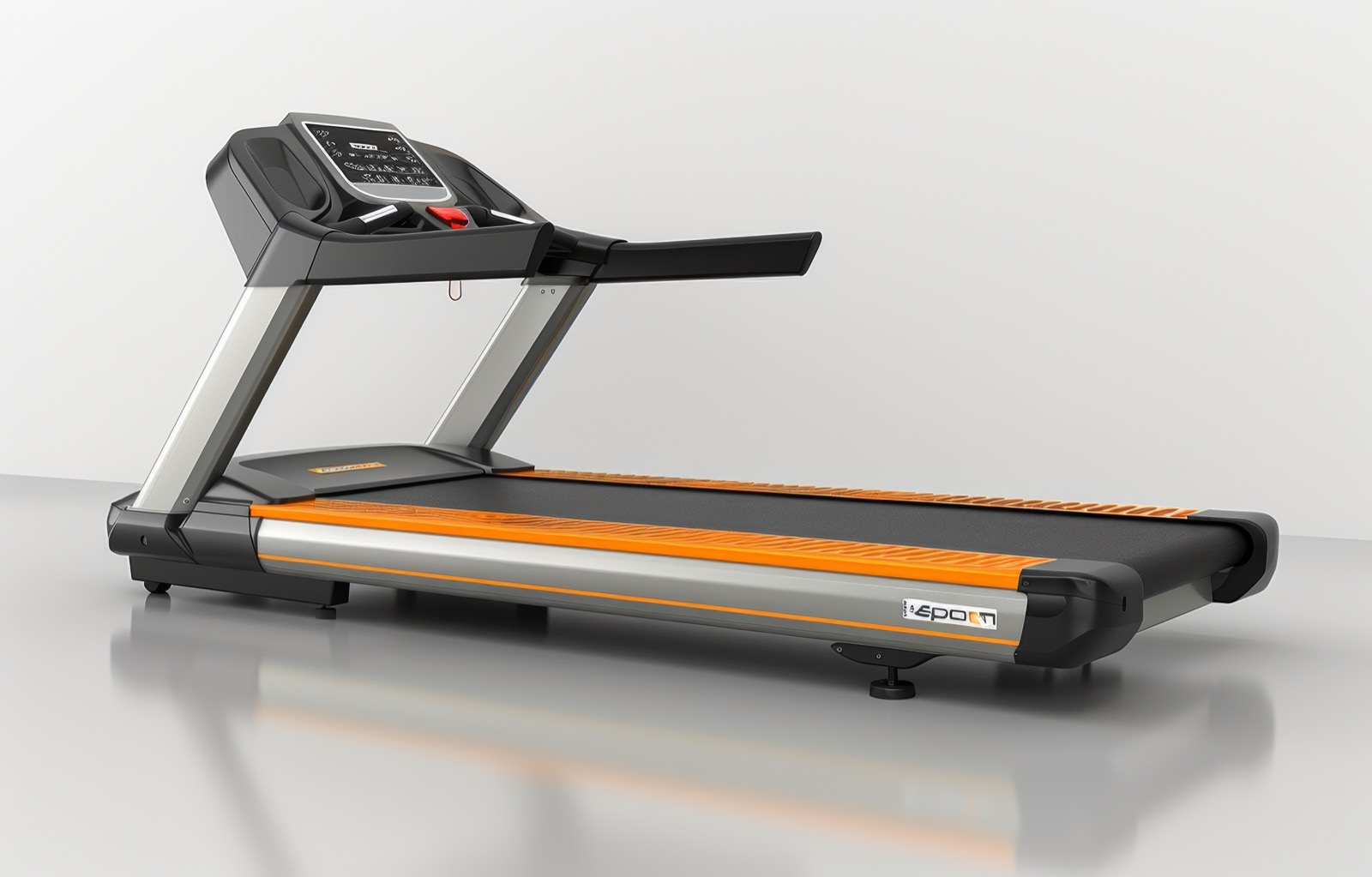 Modern treadmill console showing incline and speed controls