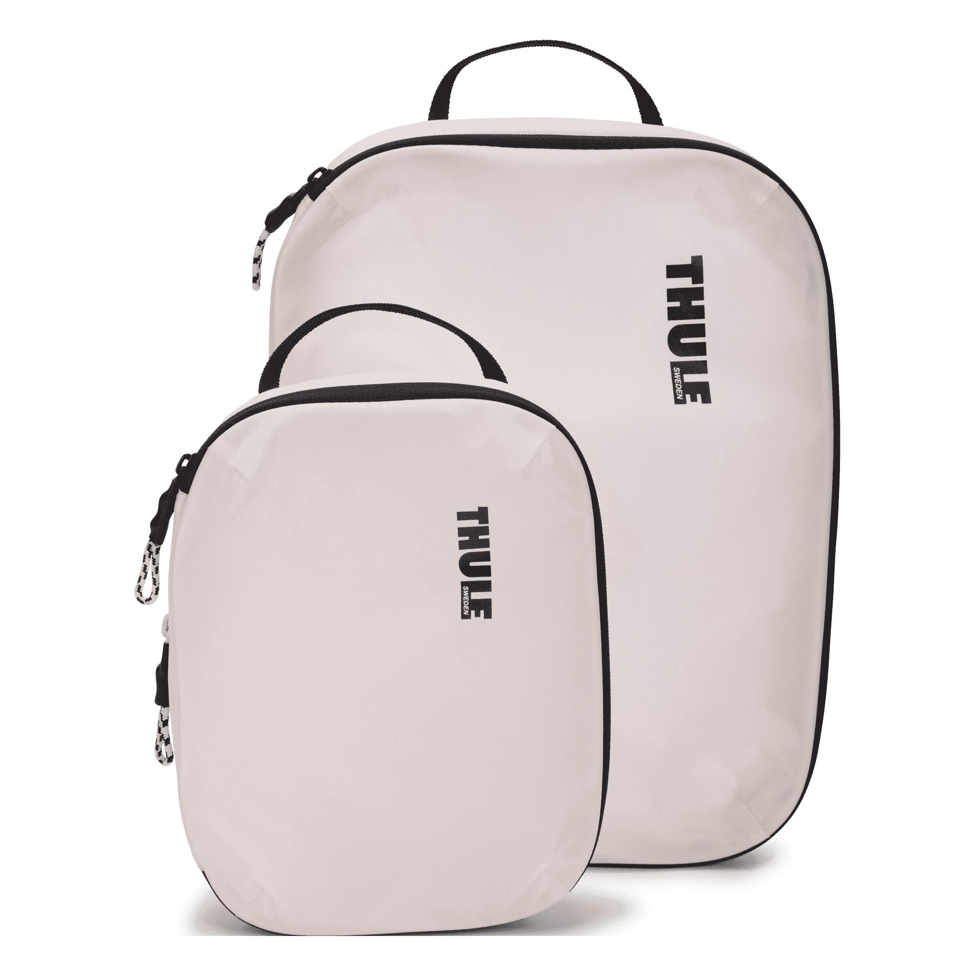 Thule Compression Packing Cube Set with small and medium semi-transparent cubes