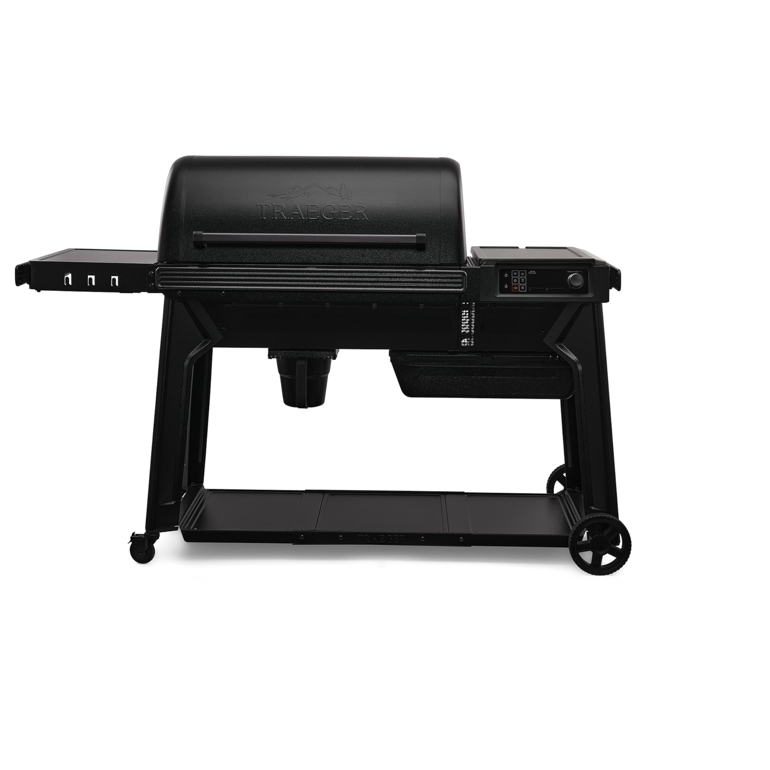 Traeger Woodridge Pro Wi-Fi pellet grill and smoker in black
