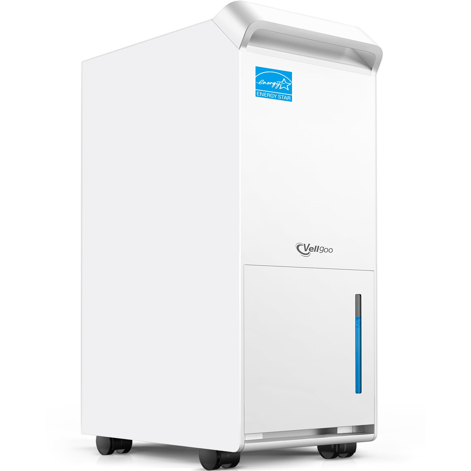 Vellgoo Max 64 pint Energy Star dehumidifier shown for capacity comparison